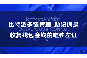 比特派多链管理 助记词是收复钱包金钱的唯独左证