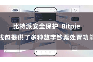 比特派安全保护  Bitpie钱包提供了多种数字钞票处置功能